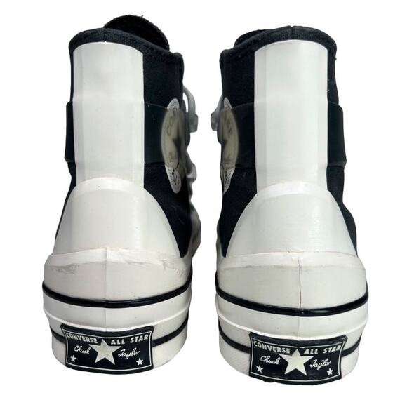 Converse 70 Utility Translucent Overlay High-Top Gray Sneakers Size 8.5 - Picture 6 of 7